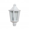 Demi Applique Extérieure 60W E27 Fonte Blanche LOAN