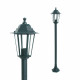 Potelet Lumineux Extérieur 60W max E27 Fonte Noir LOAN
