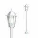 Potelet Lumineux Extérieur 60W max E27 Fonte Blanc LOAN