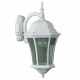 Applique Extérieure Descendante 100W E27 Fonte Blanche ADELA