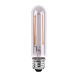 Ampoules LED Tube à filaments E27 - Verre transparent