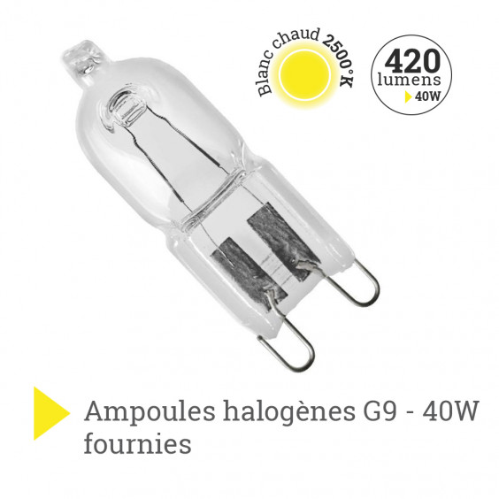 Plafonnier orientable DAZEA 4 spots GU9 4x40W