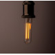 Ampoules LED Tube à filaments E27 2W blanc neutre - Verre ambré - variable