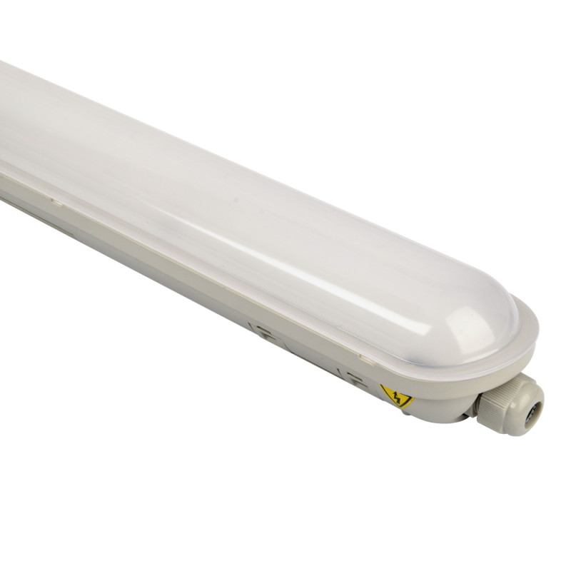 Réglette LED LED Luminaire pour locaux humides Blanc neutre Atelier  Plafonnier Garage 150cm 48W