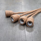 Suspension Corde en Lin 4 Lampes 60W E27 120cm CREALYS