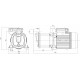 Pack Pompe de Surface Multicellulaire Inox 900W + Kit d'Aspiration 7m25mm Crepine Laiton