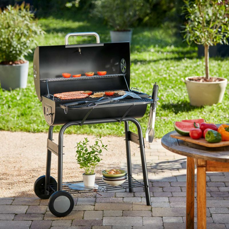 anti-brûlure pour barbecue réutilisables pour le camping en plein air la cuisine RYL Lot de 10 brochettes de barbecue en métal de 30 cm avec support en bois 