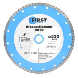 Disque Dianmant Turbo 230mm