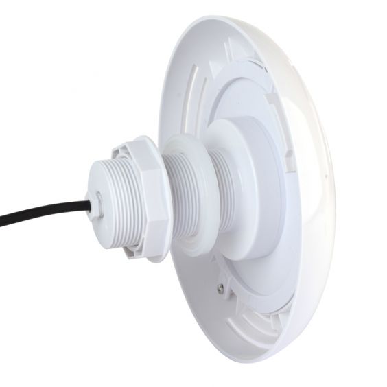 Projecteur 18W pour piscine hors sol en structure bois  IP68 - couleur variable par télécommande - diamètre 240 mm CREALYS