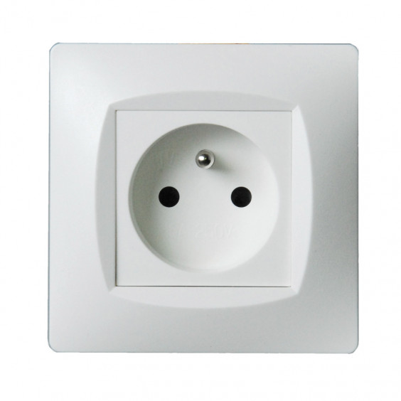 Pack essentiel blanc 40 prises + 10 interrupteurs va-et-vient + 50 plaques