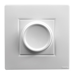 NOANE Variateur Rotatif Universel Complet Compatible LED Blanc