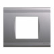 NORVIKA Lot de 5 Prises 2P+T à  connexions rapides Complètes Gris Alu