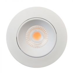 Spot à encastrer Orientable Variable 7W LED COB Blanc CREALYS