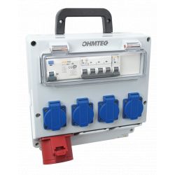 Coffret d'atelier mural monophasé et triphasé OHMTEC