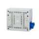 Coffret de camping avec 1 prise CEE 10A + protection électrique incluse + compteur