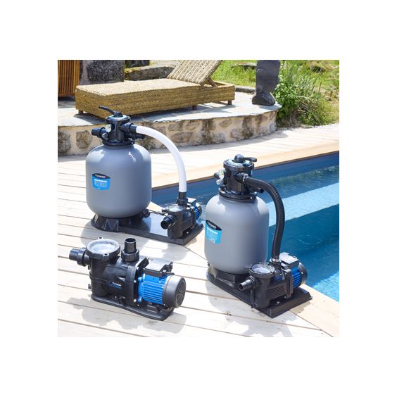 Pompe Filtration Piscine Hors Sol et Enterrée 450W - 11m³/h Auto Amorçante STEINER