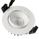 Spot à encastrer Orientable Variable 7W LED COB Blanc CREALYS