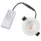 Spot à encastrer Orientable Variable 7W LED COB Blanc CREALYS