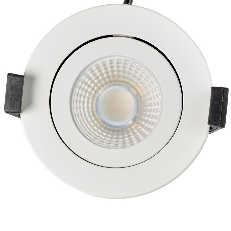 Mini spot LED encastrable pour plafond CREE LED 3 W Blanc chaud 3000 K +  pilote : : Luminaires et Éclairage