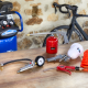 Compresseur Vertical 75L 2.5CV + Kit Pneumatique 8 pièces