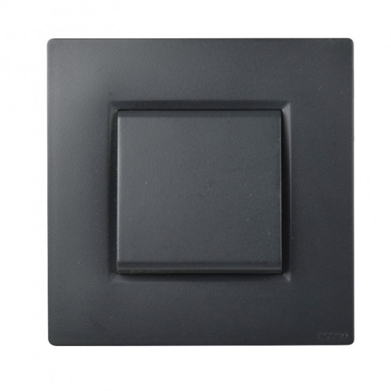 NOANE Lot de 5 Interrupteurs Va et Vient Complets Anthracite 