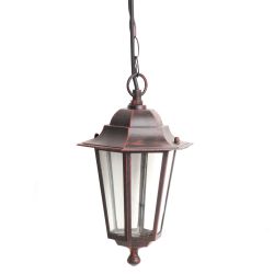 Suspension Extérieure 60W max E27 Fonte Rouille LOAN