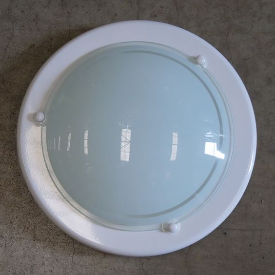 APPLIQUE RONDE 60W BLANCHE E27