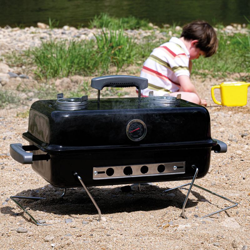 Barbecue au charbon portable Notebook PRACTO GARDEN