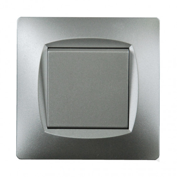 Pack essentiel gris 40 prises + 10 interrupteurs va-et-vient + 50 plaques