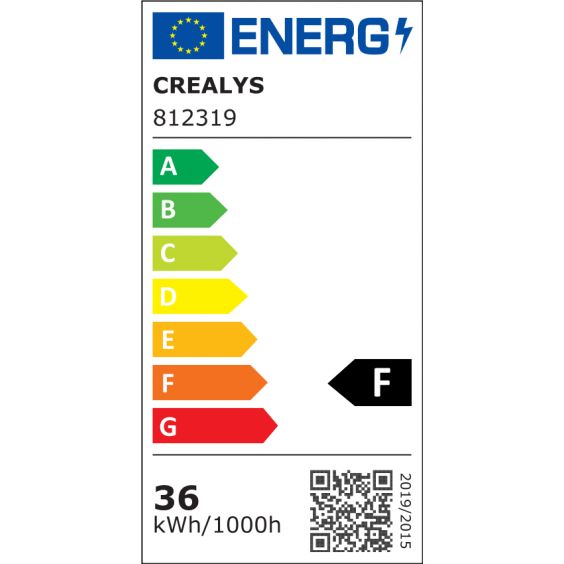 Dalle LED 36W Recouvrable 600x600mm CREALYS