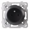 Prise 2P+T Auto Gris Anthracite EPURE