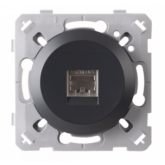 Prise Rj45 Cat6 Anthracite EPURE