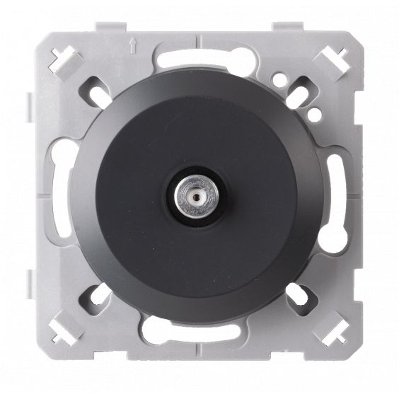 Prise Tv Type F Anthracite EPURE