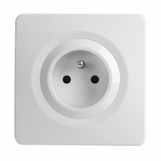 OHMTEC Epure Prise 2P+T Auto Blanc 