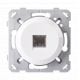 Prise Rj45 Cat6 Blanc EPURE