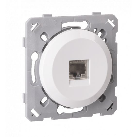 Prise Rj45 Cat6 Blanc EPURE