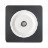 OHMTEC Epure Prise Tv Type F Blanc 
