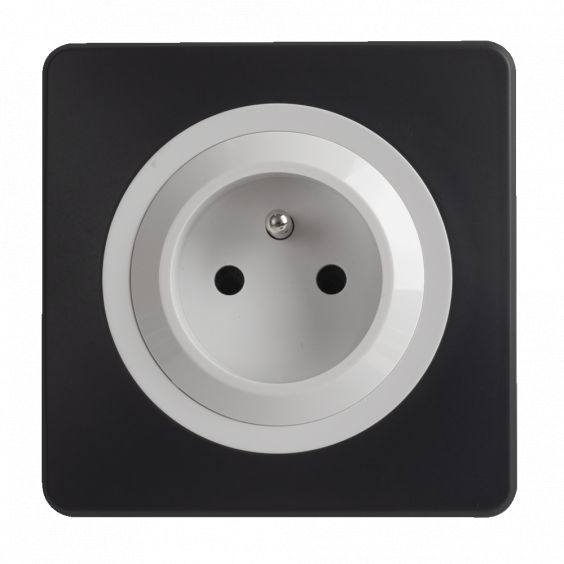 OHMTEC Epure Prise 2P+T Auto Blanc 