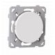 OHMTEC Epure Interrupteur va et vient complet blanc + griffes de fixation
