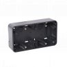 OHMTEC Epure Boitier Saillie 2 Postes Anthracite 