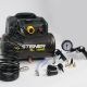 Compresseur portable 6L 1.6CV sans huile STEINER + kit pneumatique 12 pièces