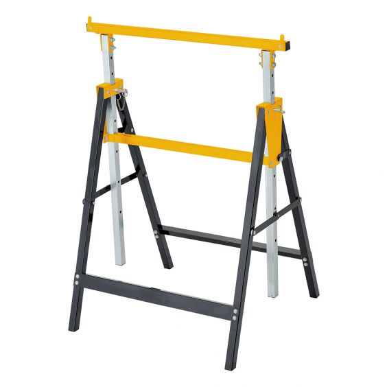 Tréteau télescopique 200Kg pliable avec hauteur réglable de 80 à 130cm FEROCE
