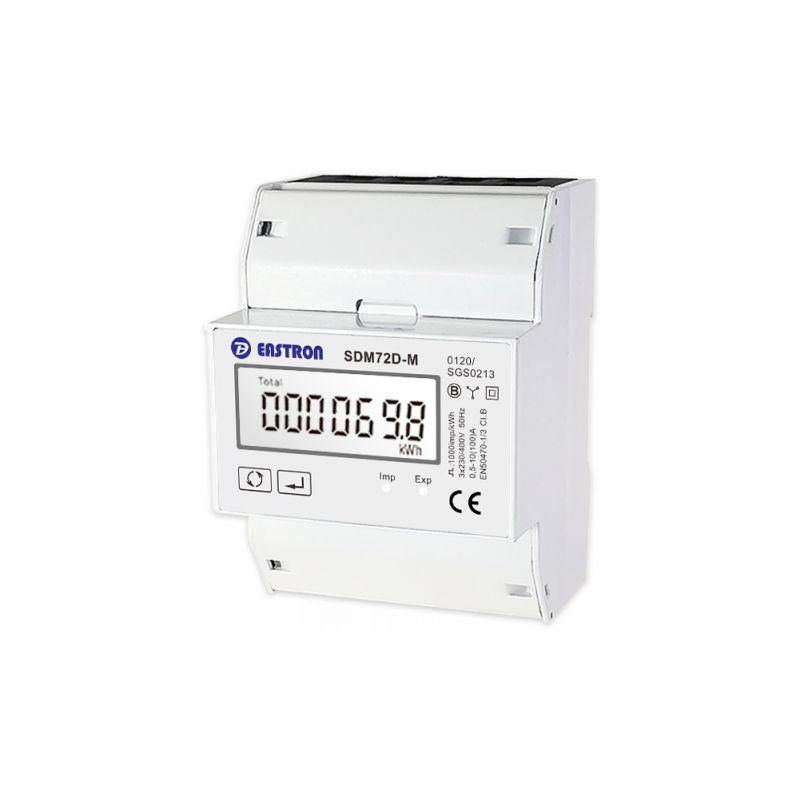 SJLERST Compteur d'énergie monophasé Compteur d'électrique numérique AC  40-300V 100A Compteur Electrique 1