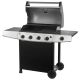 Barbecue Gaz ROSTER 5 Brûleurs dont 1 Latéral - 17.2 KW 1/2 Gril - 1/2 Plancha
