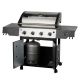 Barbecue Gaz ROSTER 5 brûleurs Dont 1 Latéral Avec Plancha et Grille de Cuisson Combinées
