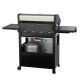 Barbecue Gaz ROSTER 5 brûleurs Dont 1 Latéral Avec Plancha et Grille de Cuisson Combinées