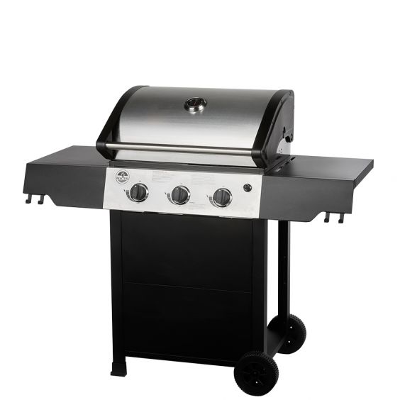 Barbecue Gaz ROSTER 3 Brûleurs Plancha Intégrale