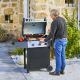 Barbecue Gaz ROSTER 3 Brûleurs Plancha Intégrale