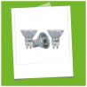 Lot de 3 ampoules halogènes GU10 35W Blanc chaud CREALYS