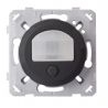OHMTEC Epure Interrupteur automatique compatible Led anthracite 